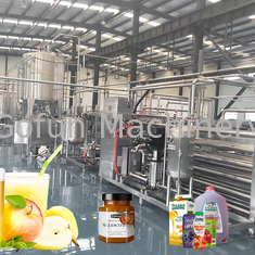 Industria alimentaria Línea de procesamiento de puré de manzana SUS 304 1t/h - 20t/h