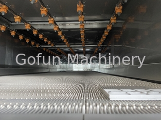 Túnel de pasteurización y enfriamiento UHT Máquina esterilizadora Tipo de rociador de agua