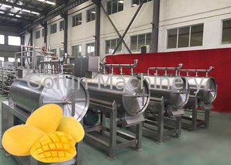 Línea de transformación industrial del atasco del mango 500T/D frutas frescas que hacen la máquina