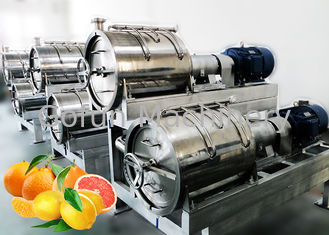 Línea de transformación de llavero de la fruta cítrica SS304 equipo anaranjado automático 10T/H del tratamiento del zumo