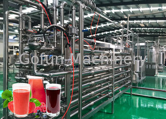 Altamente línea de transformación de fruta de la automatización cadena de producción de la bebida 20T/capacidad del día