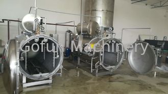 Capacidad modificada para requisitos particulares de la eficacia alta de la máquina del esterilizador de UHT de la réplica de la legumbre de fruta