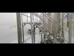 ¿Qué equipo se utiliza para esterilizar el jugo antes de empaquetar?