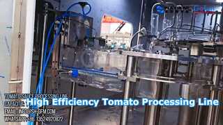 Solución llave en mano para línea de procesamiento de pasta de tomate industrial