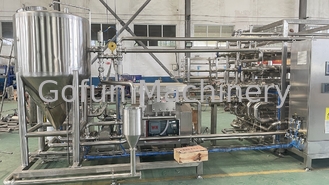 Máquina esterilizadora de tipo UHT de pulverización de agua, pasteurizadora y esterilizadora de túneles de enfriamiento