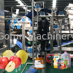 Planta de procesamiento de puré de manzana para industrias alimentarias SUS 304