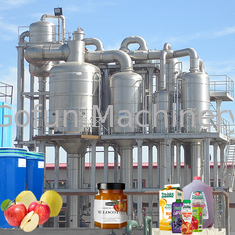 SS304 100T/D Línea de procesamiento de jugo de manzana industrial Empaquetado de bolsas asépticas