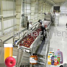 Categoría alimenticia Sus304/316L Apple Juice Processing Line 10 - 100T/D