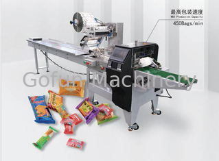 Máquina de embalaje automática de paletas de helados y de tipo de almohada