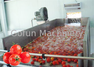 Cadena de producción aséptica de la pasta de tomate del bolso control del PLC de 1500T/D