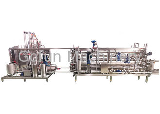 La esterilización tubular de la comida de UHT de la máquina estable del esterilizador trabaja a máquina el acero inoxidable 304