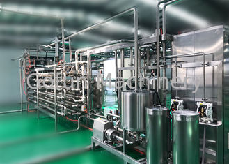 Sistema de esterilización tubular SS304 de UHT de la máquina automática del esterilizador para los productos lácteos