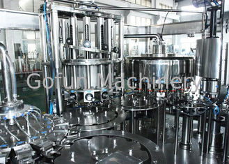 Bebida de la alta capacidad que mezcla y línea de envasado certificación aséptica de la máquina de embotellado SS304 ISO