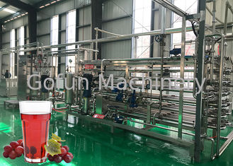 Instalación del campo del poder de las máquinas de proceso del zumo de fruta de la capacidad grande 2.2KW