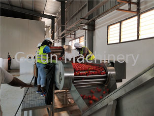 La línea de transformación del tomate del Sus 403 agua de la producción 15kw de la salsa recicla