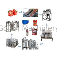 Sistema mecanizado SUS 316 de la concentración de la máquina 500kg/H de la salsa de tomate